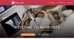 Desktop Screenshot of musecats.com