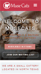 Mobile Screenshot of musecats.com